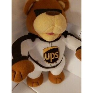 Nascar UPS Car Plush Crew Bear